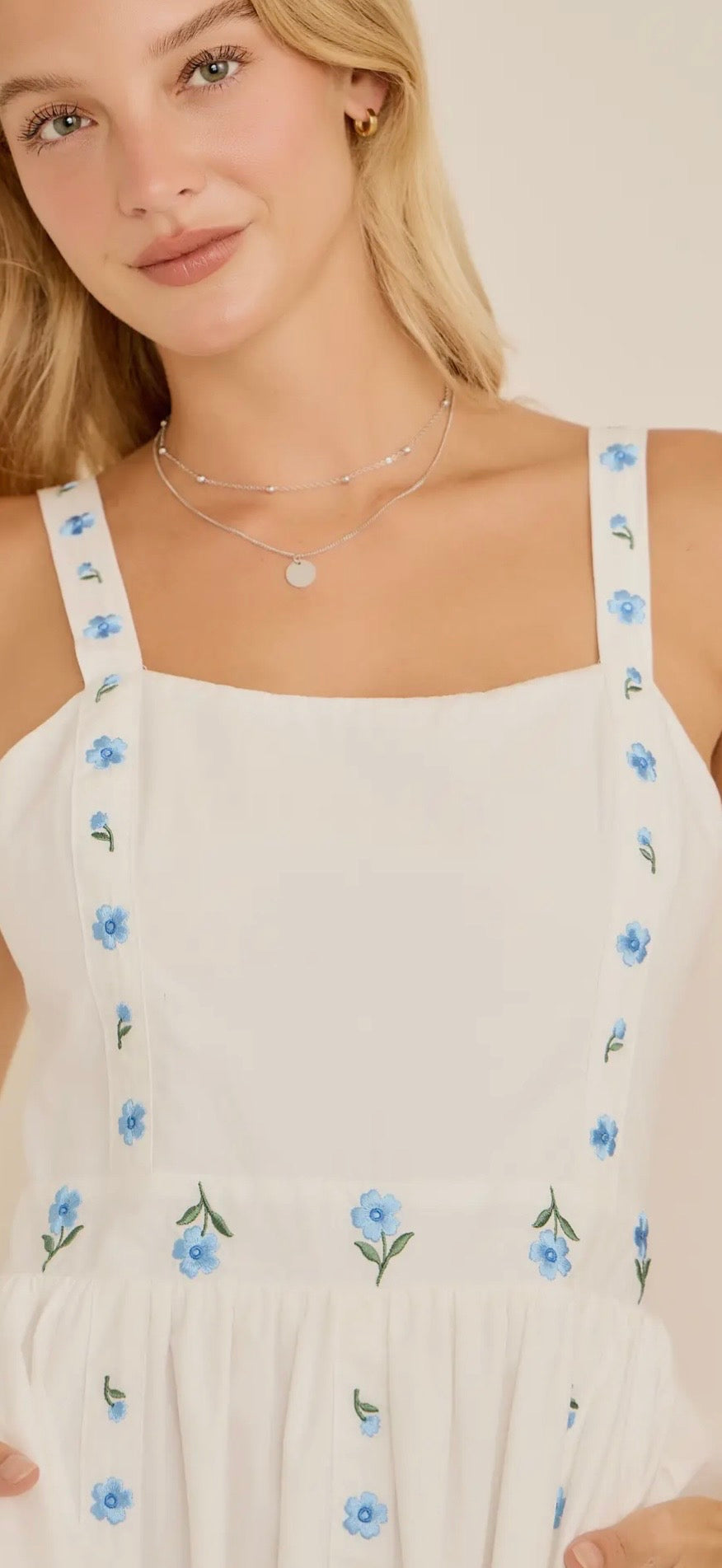 Forget-Me-Not Midi Dress