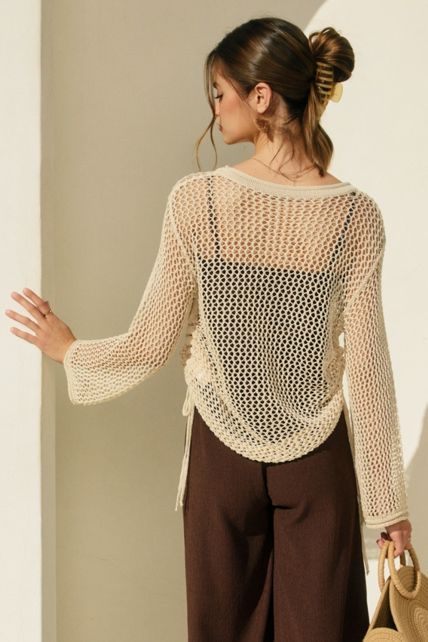 Open Knit Sweater
