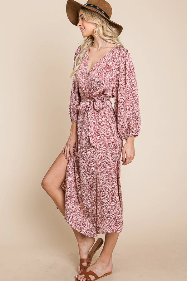 Wrap Long Dress
