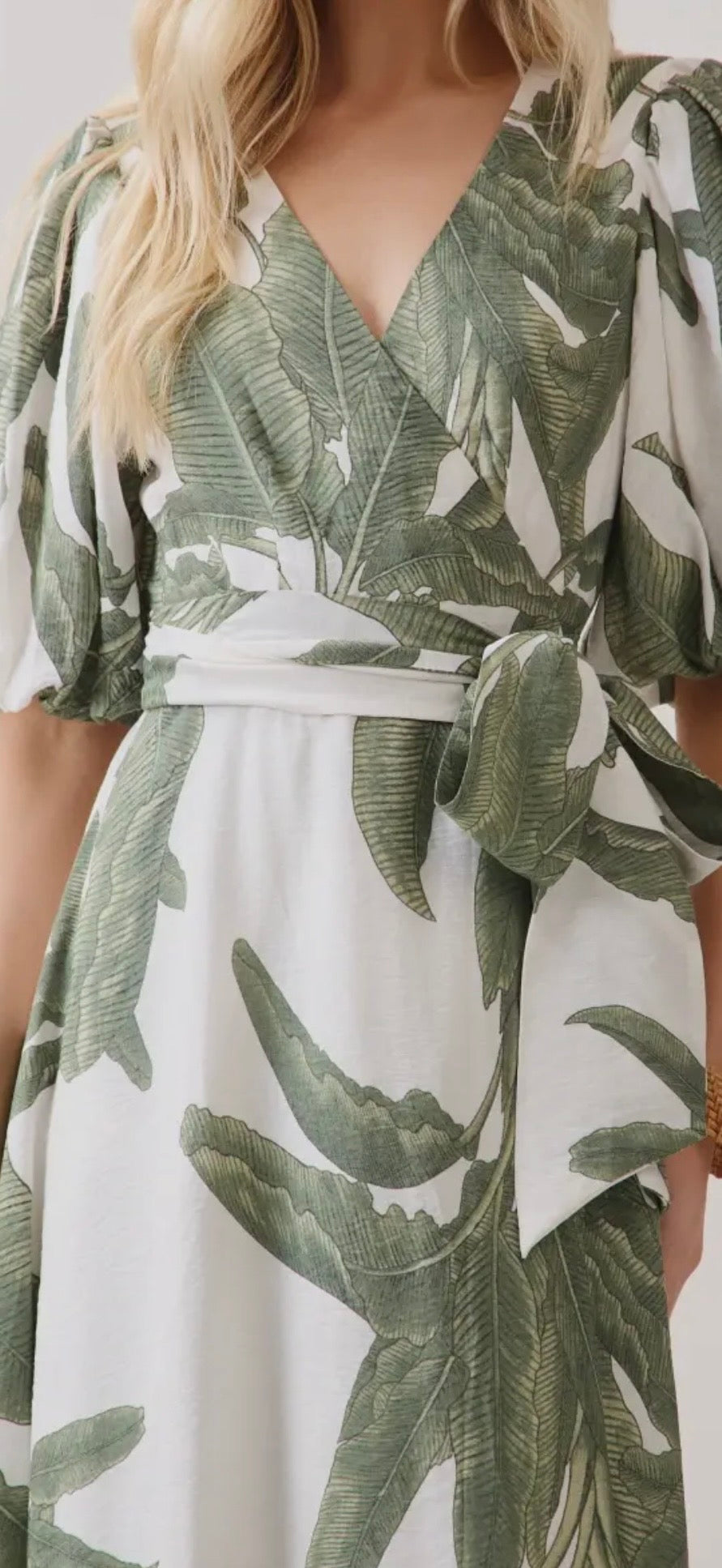 The Savannah Palm Dress