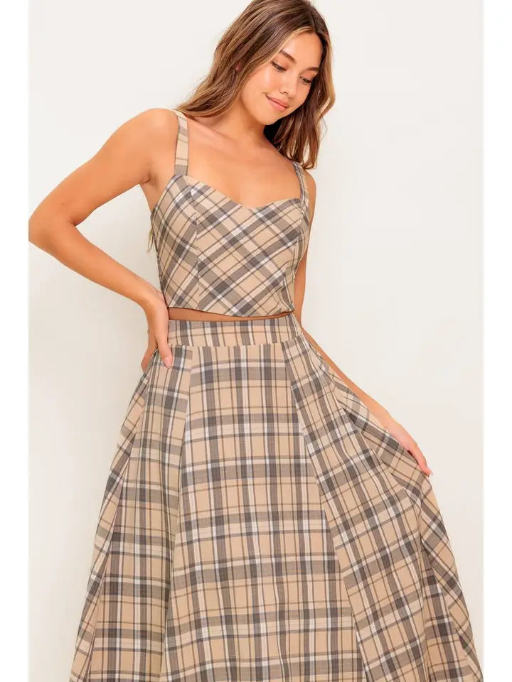 Paige Plaid Set
