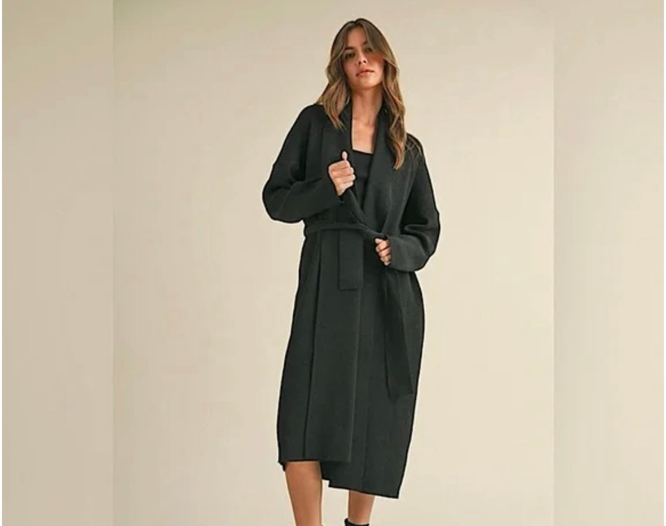 Kameron Mini Dress and Long Cardigan Set