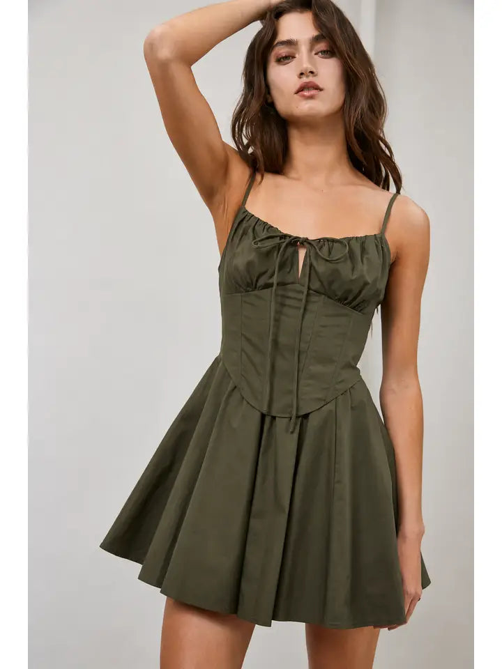 CORSET TOP MINI DRESS