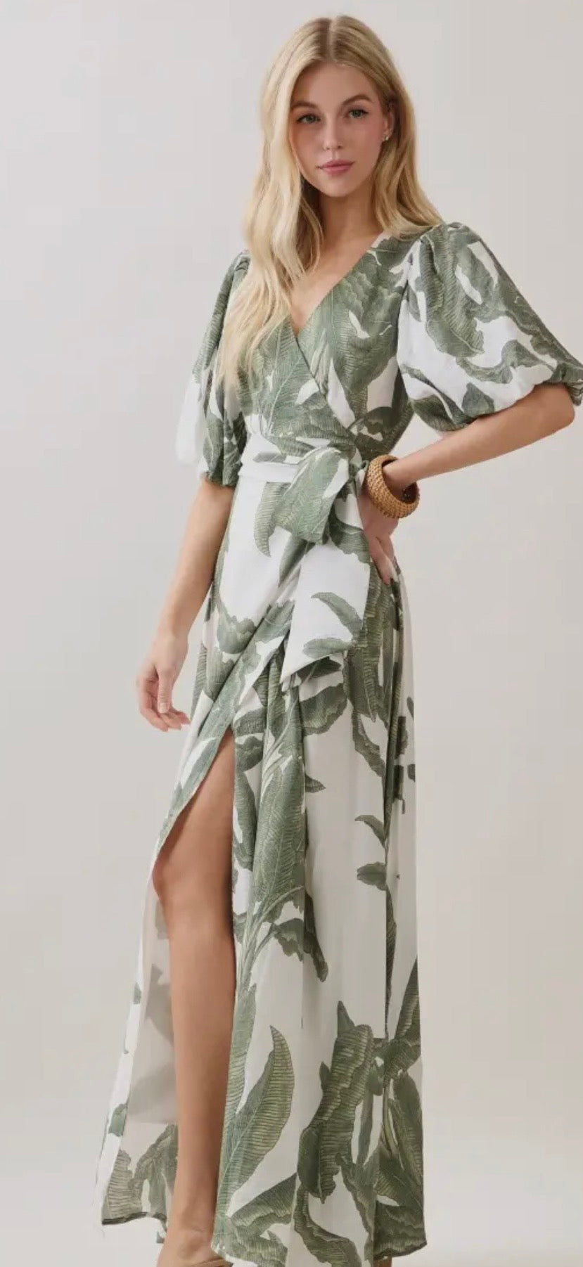 The Savannah Palm Dress