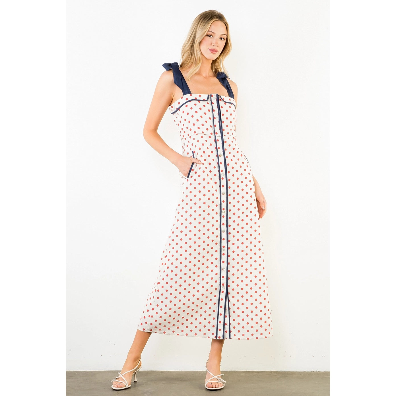 Newport Polka Dot Midi