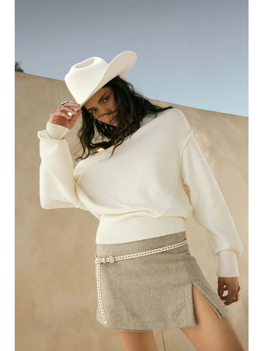 Selena Off the Shoulder Sweater
