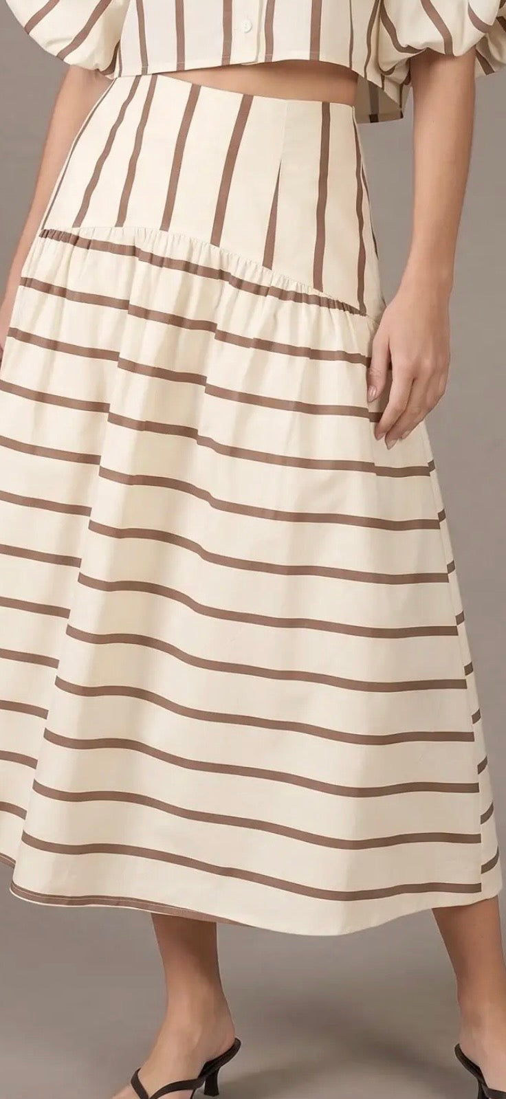 The Sienna Stripe Skirt 🤎