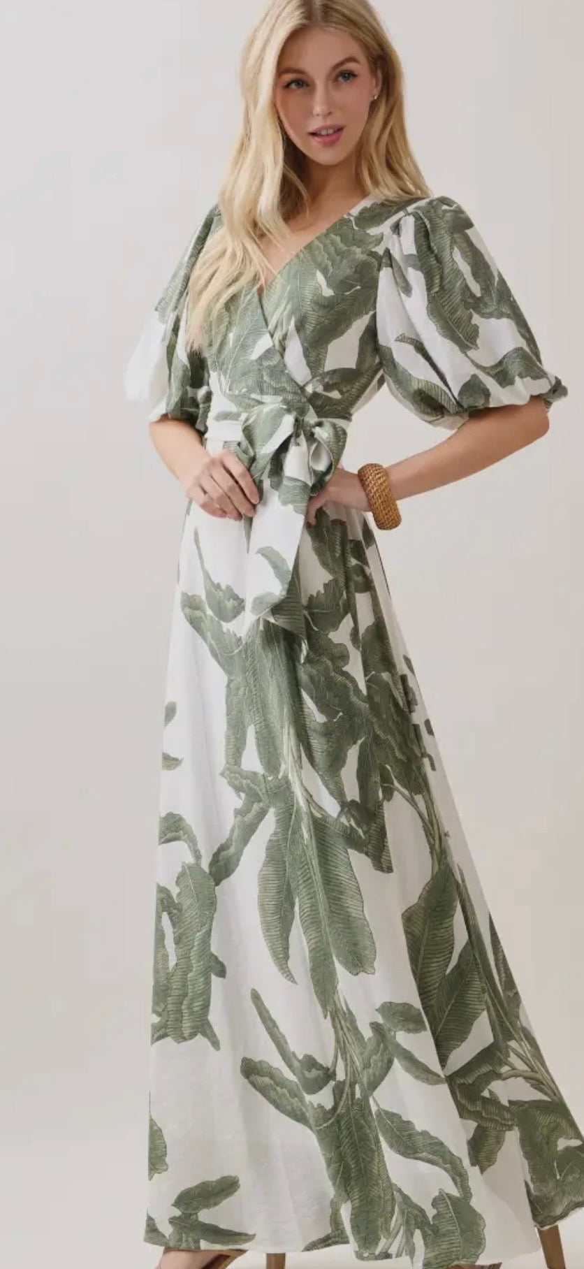 The Savannah Palm Dress