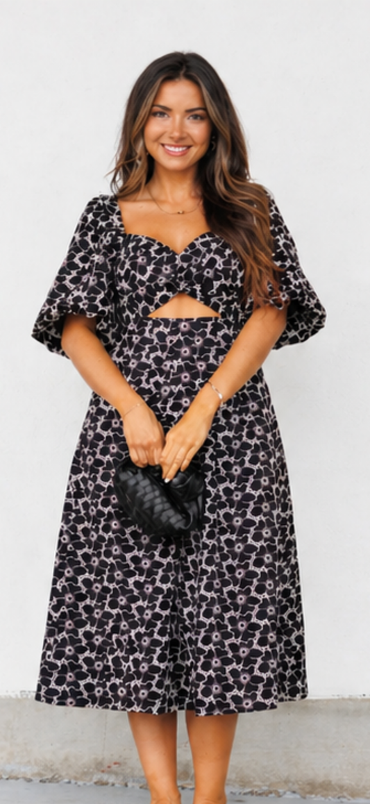 Kayla Embroidered Midi