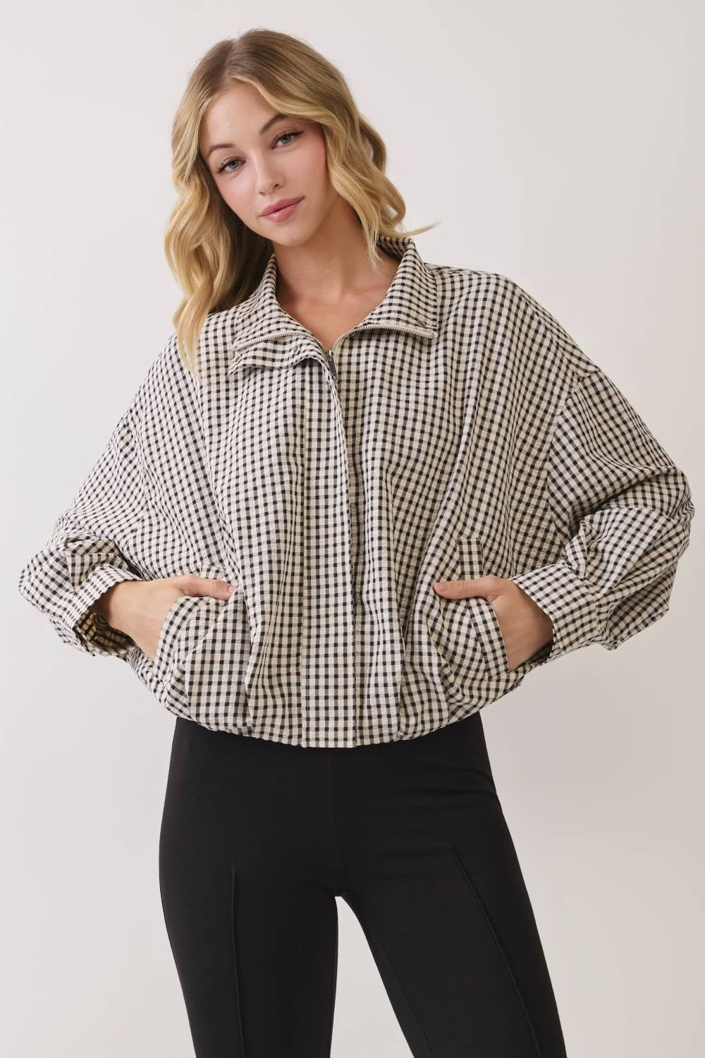 Autumn Lane Gingham Jacket