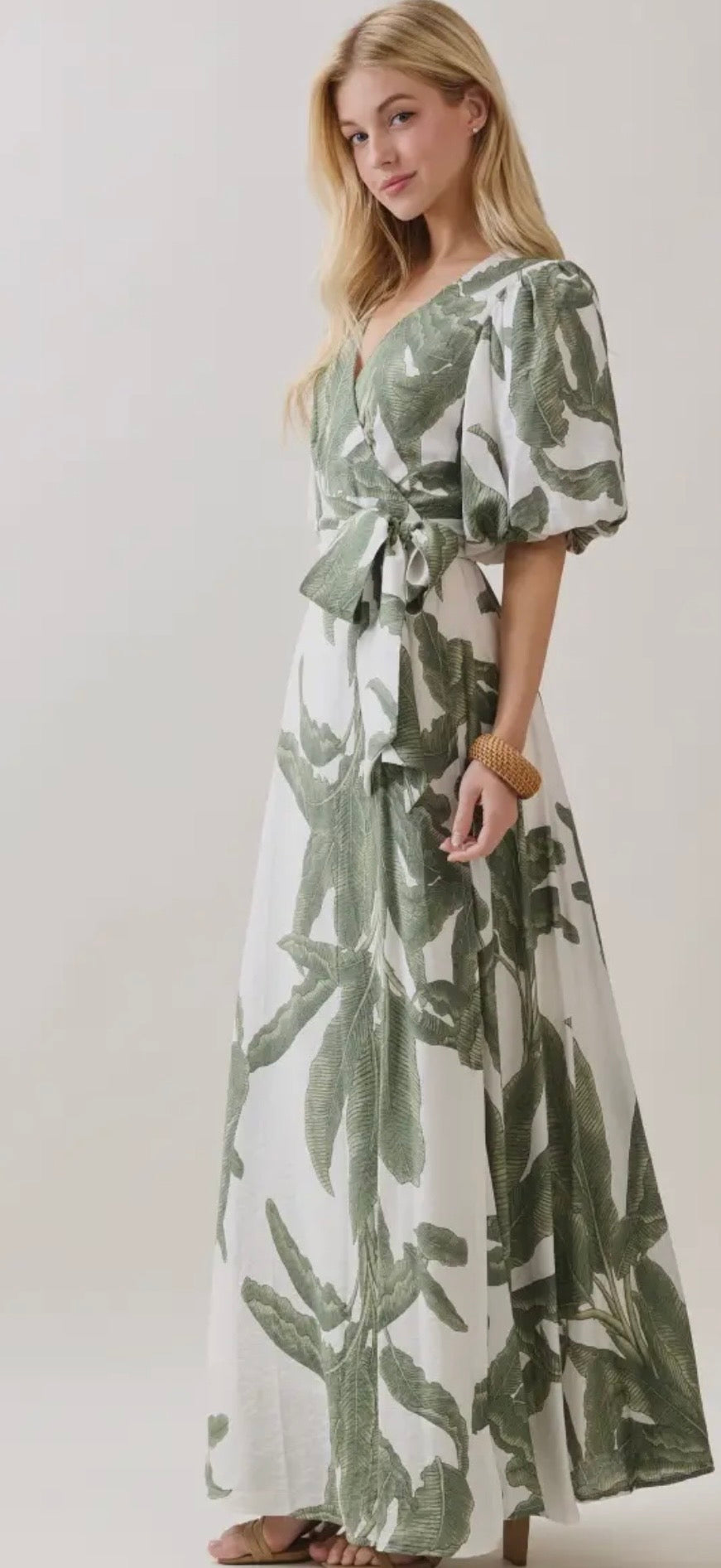 The Savannah Palm Dress