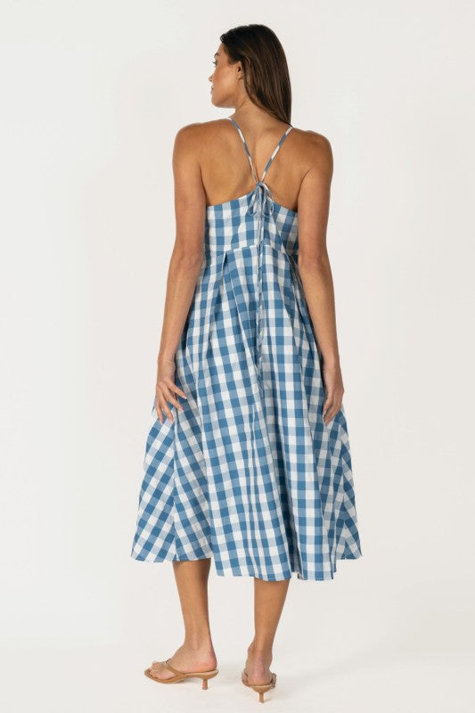 Cape May Gingham Midi