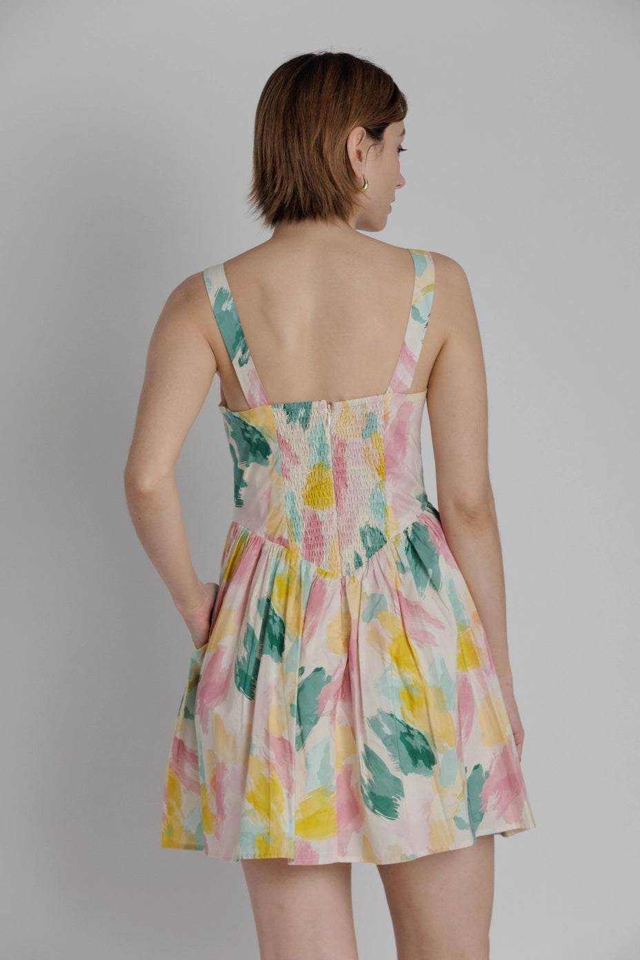 Watercolor Mini Dress
