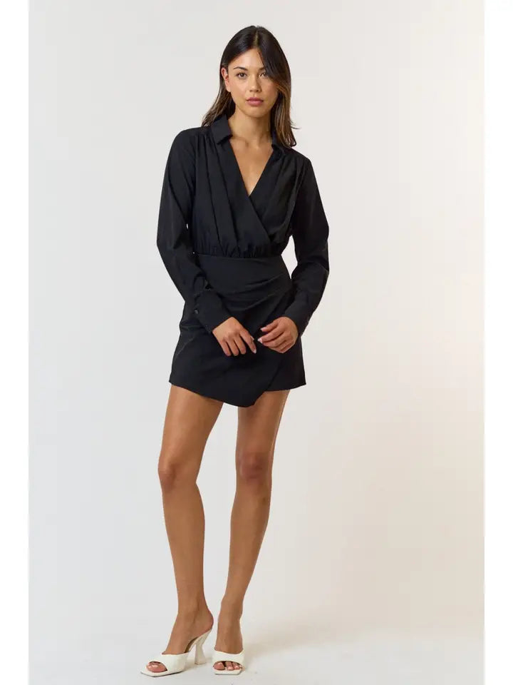 Macy Pleated Romper
