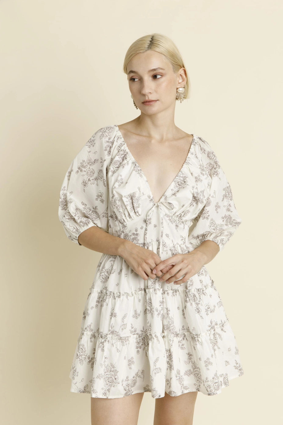 Floral  Mini Dress