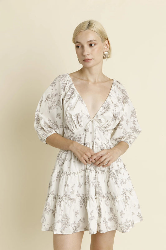 Floral  Mini Dress
