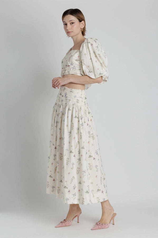 Noella Shirred Skirt