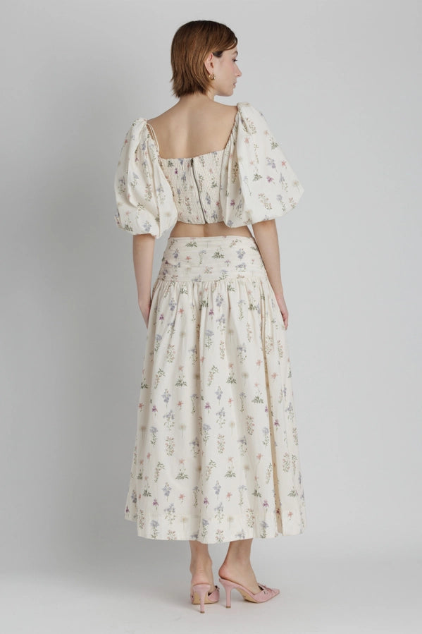 Noella Shirred Skirt