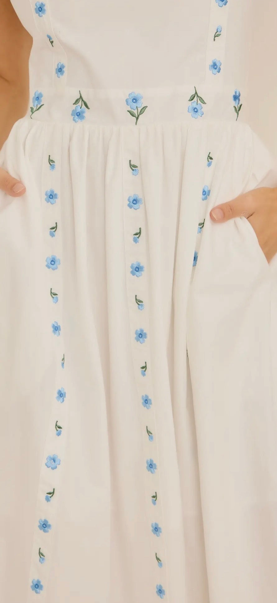 Forget-Me-Not Midi Dress