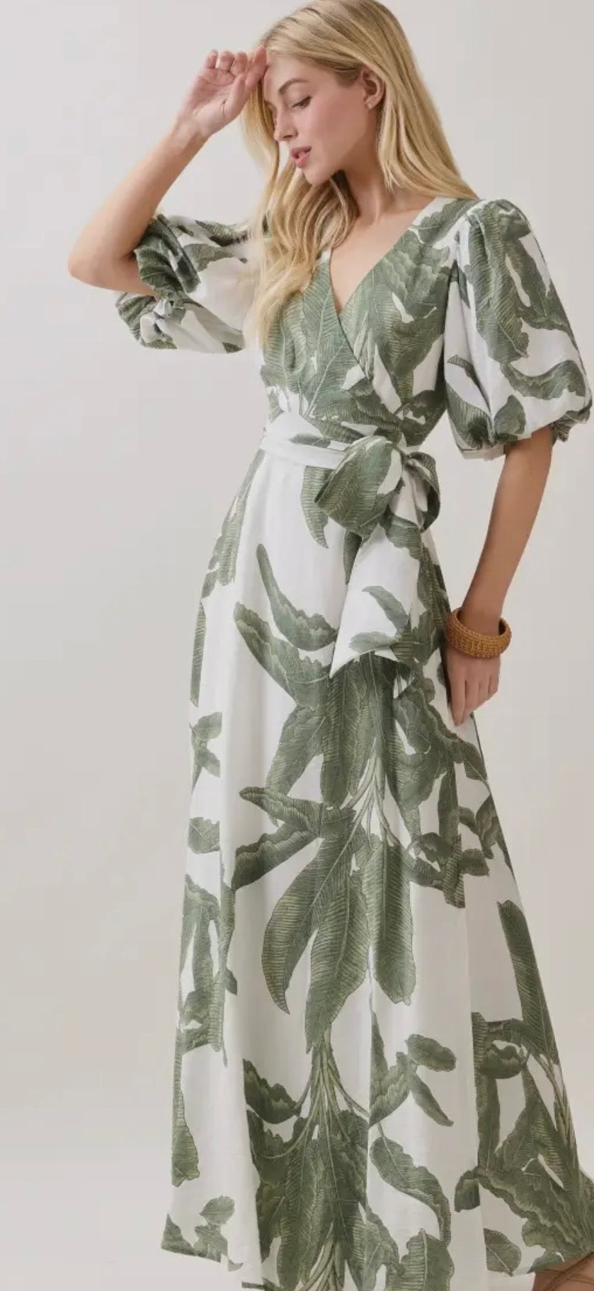 The Savannah Palm Dress