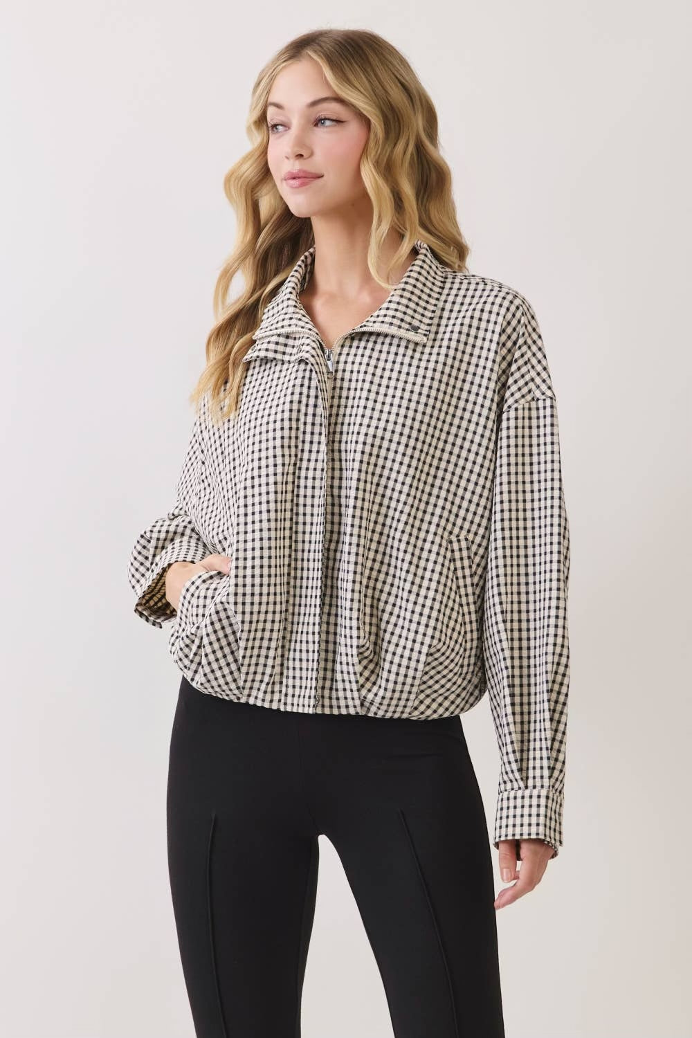 Autumn Lane Gingham Jacket