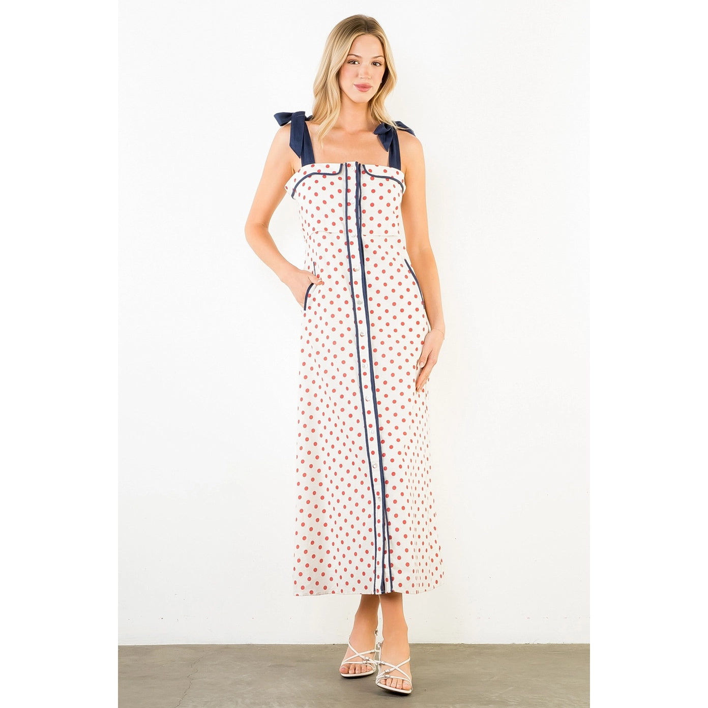 Newport Polka Dot Midi
