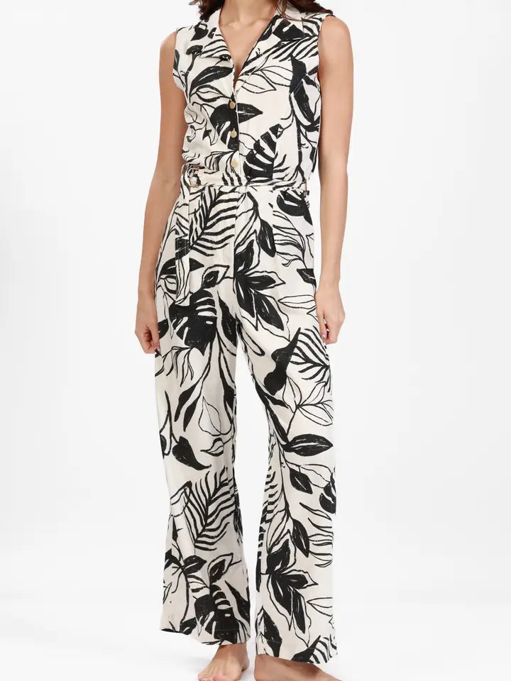 Havana Print Jumpsuit
