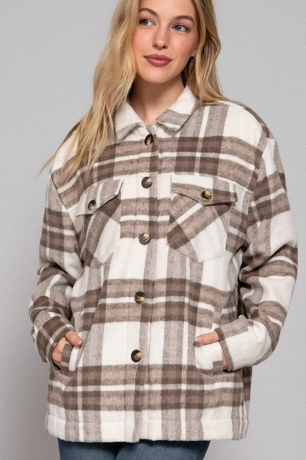 Olivia Plaid Jacket