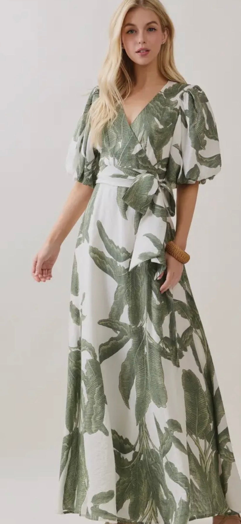 The Savannah Palm Dress