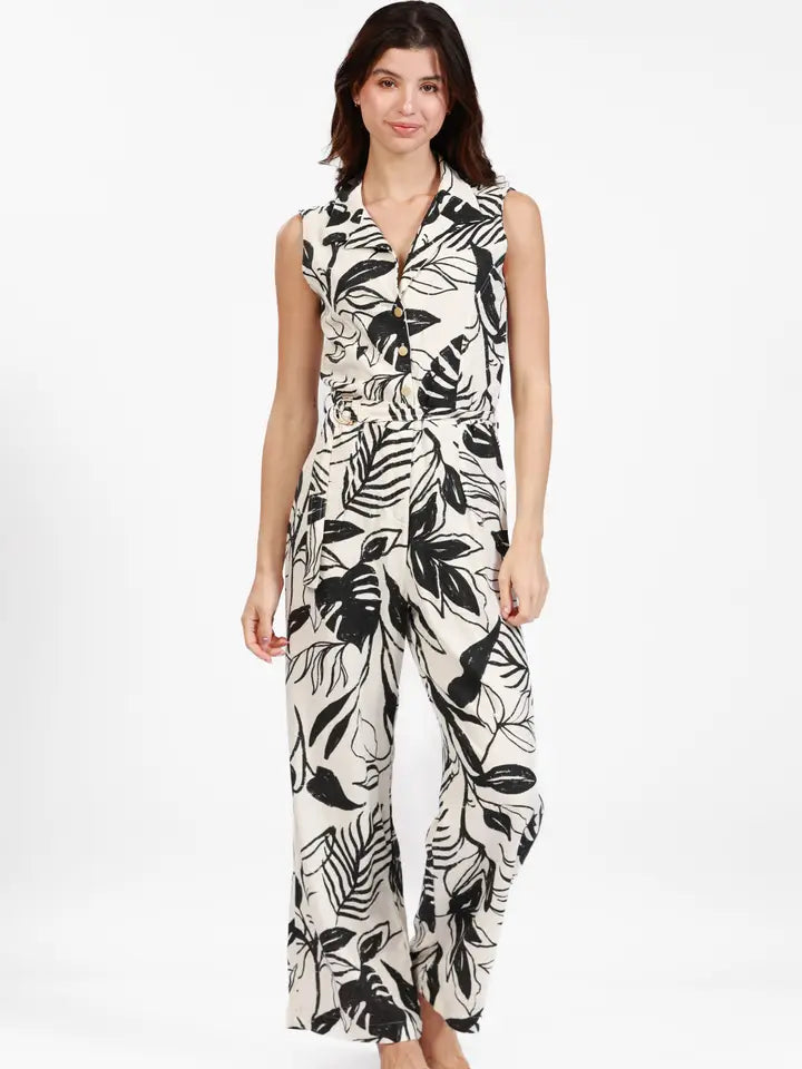 Havana Print Jumpsuit