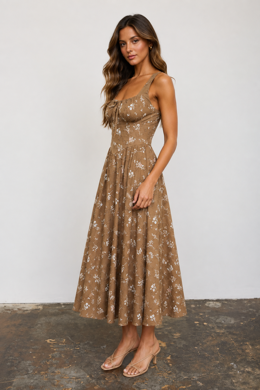 The Marlowe Floral Midi Dress