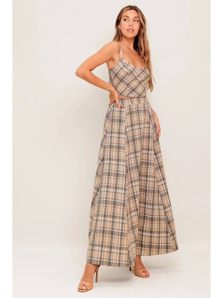 Paige Plaid Set