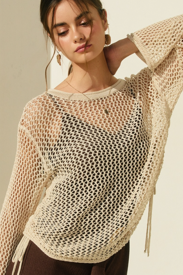 Open Knit Sweater