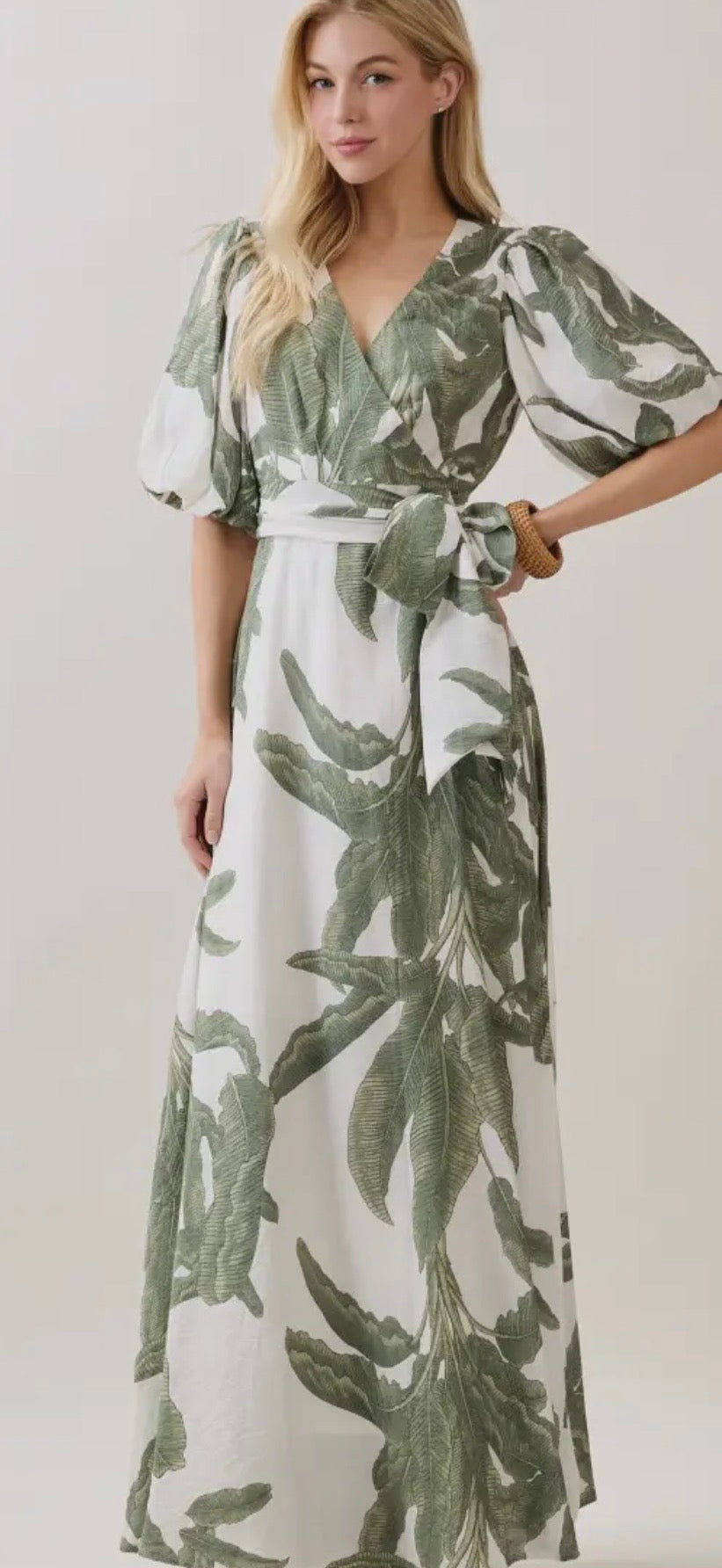 The Savannah Palm Dress
