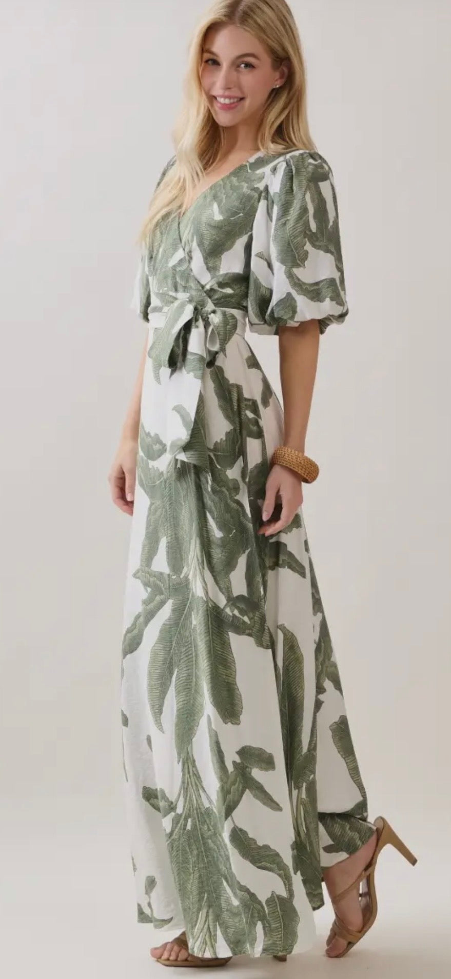 The Savannah Palm Dress