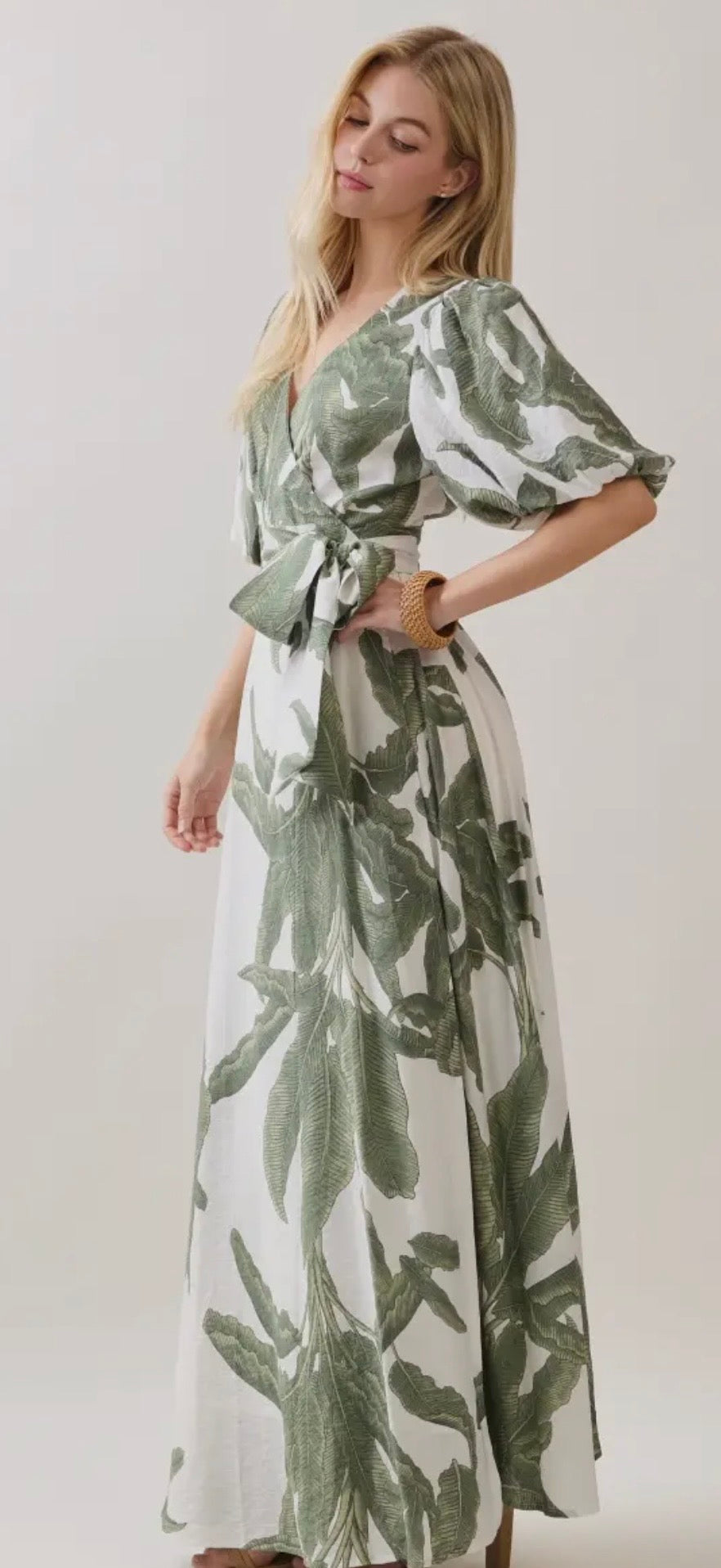 The Savannah Palm Dress
