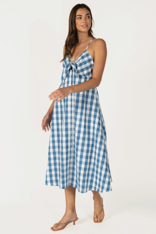 Cape May Gingham Midi