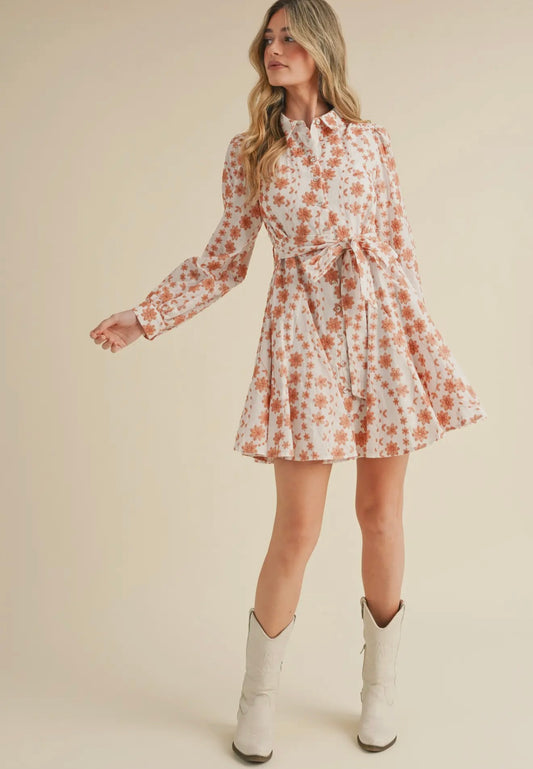 Cora Mini Shirt Dress