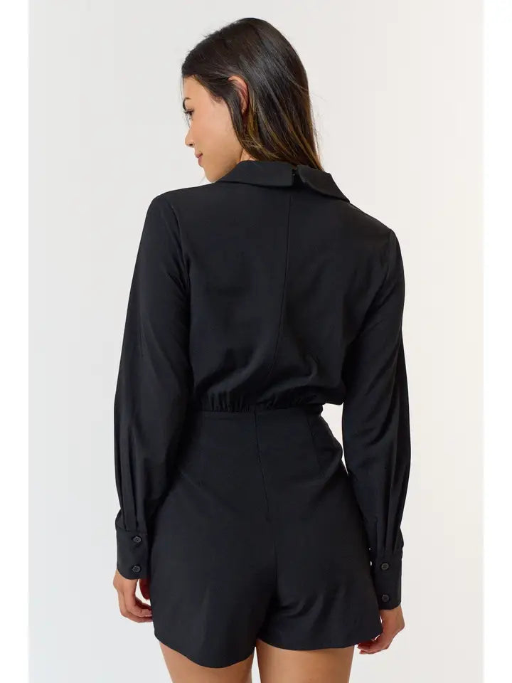 Macy Pleated Romper