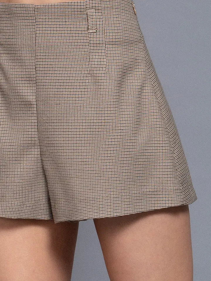 Marissa Plaid High Waisted Shorts