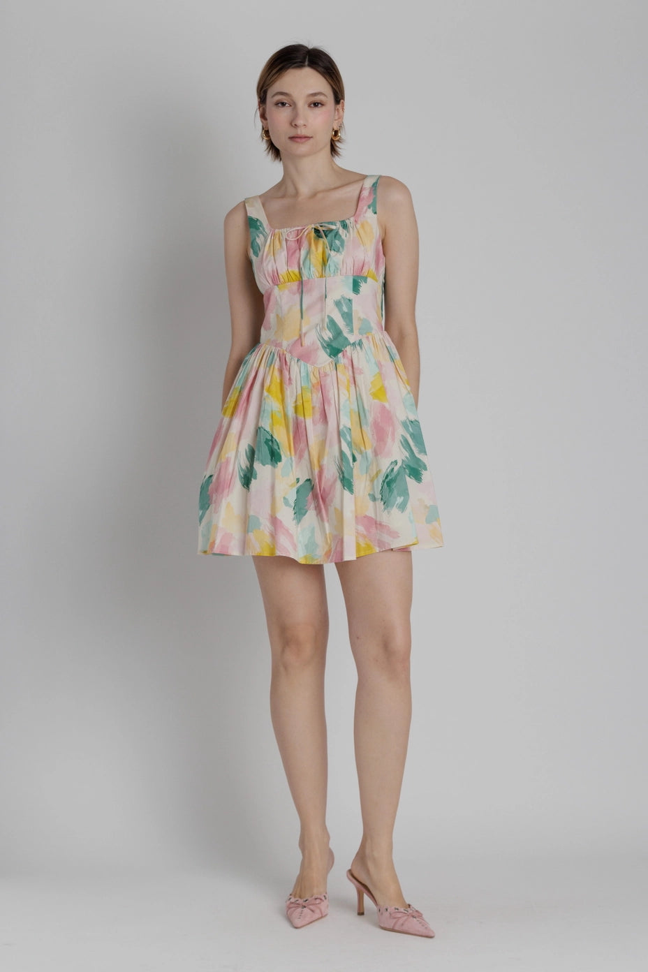 Watercolor Mini Dress