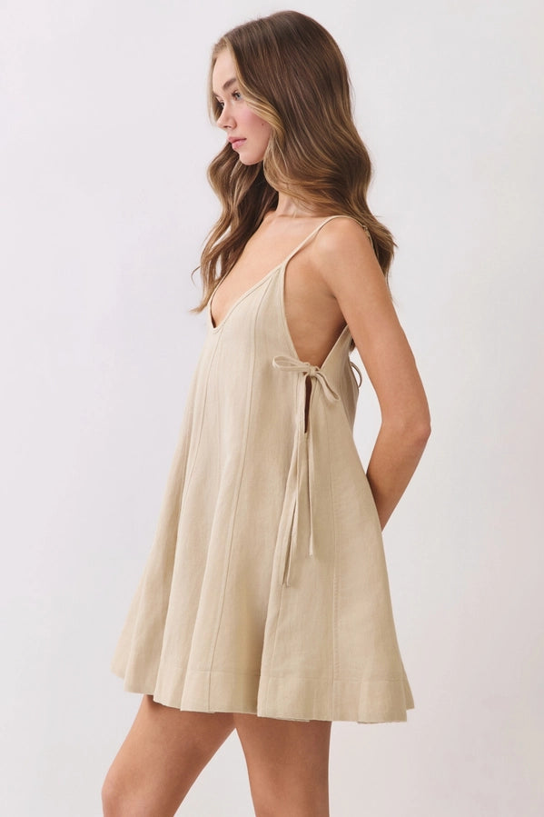 The Coastal Escape Linen Romper