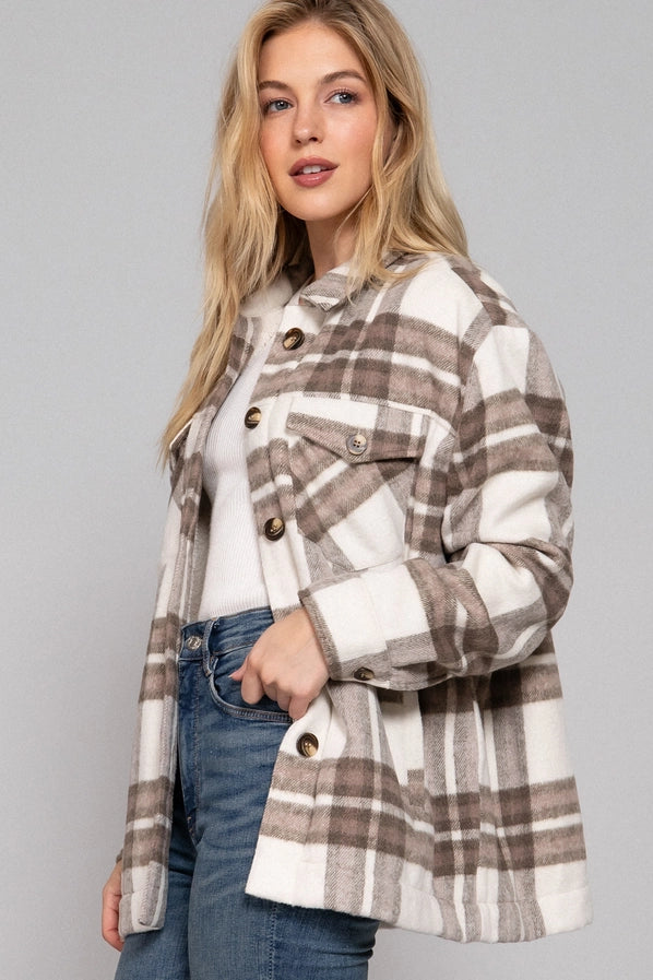 Olivia Plaid Jacket