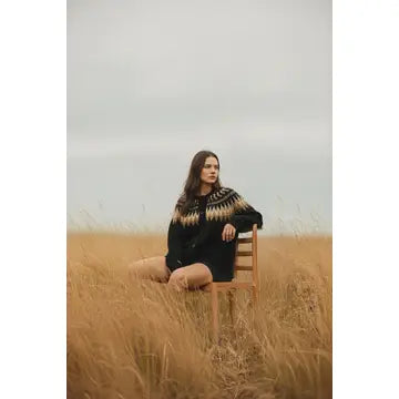 Vintage Geometric Pattern Cardigan