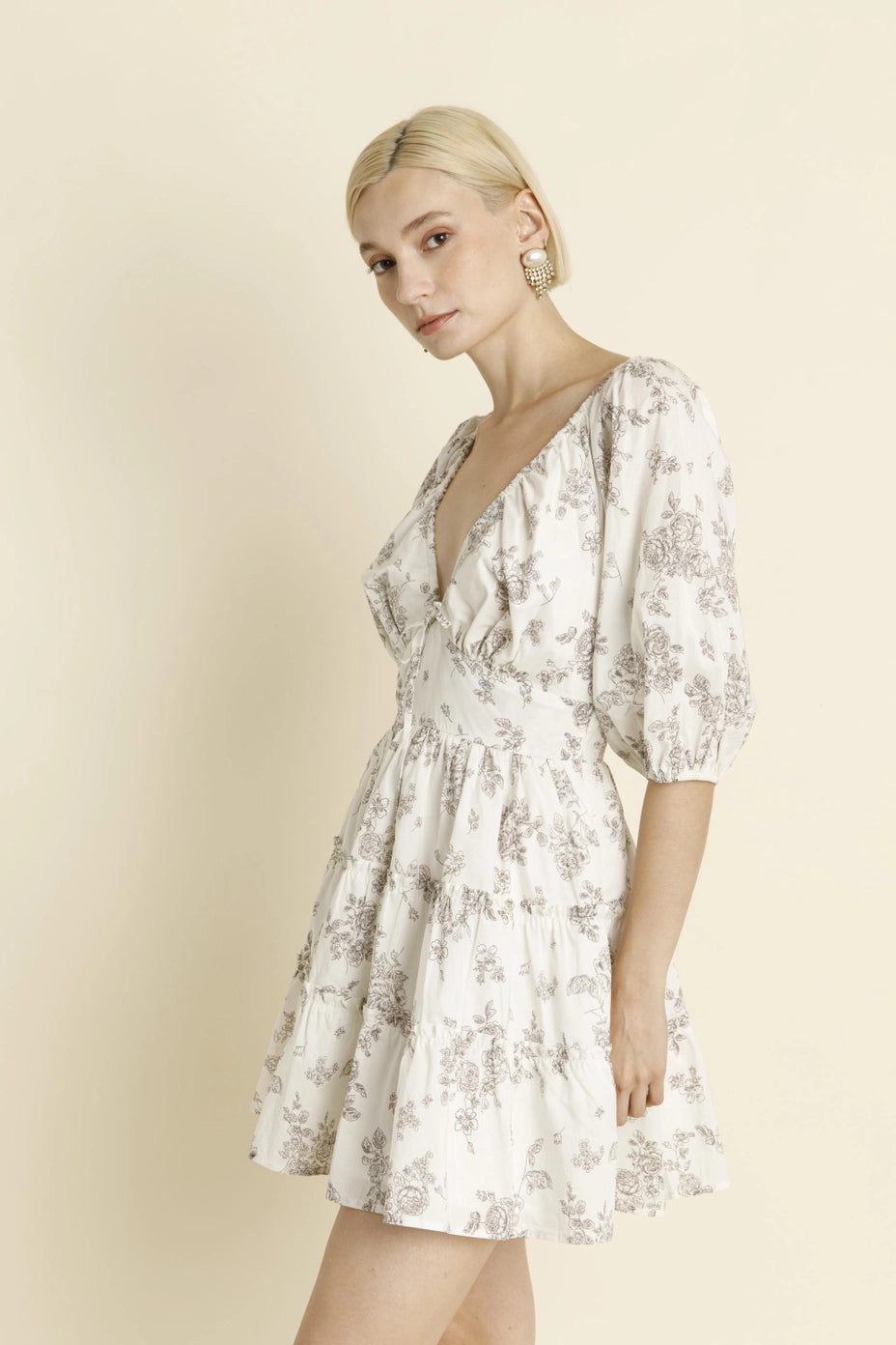 Floral  Mini Dress