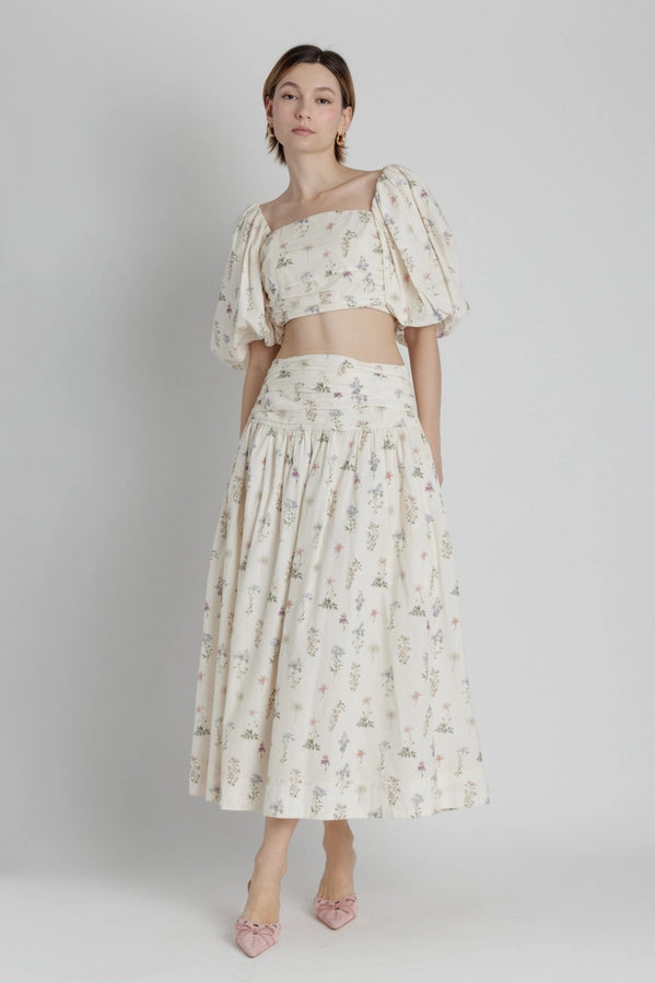 Noella Shirred Skirt