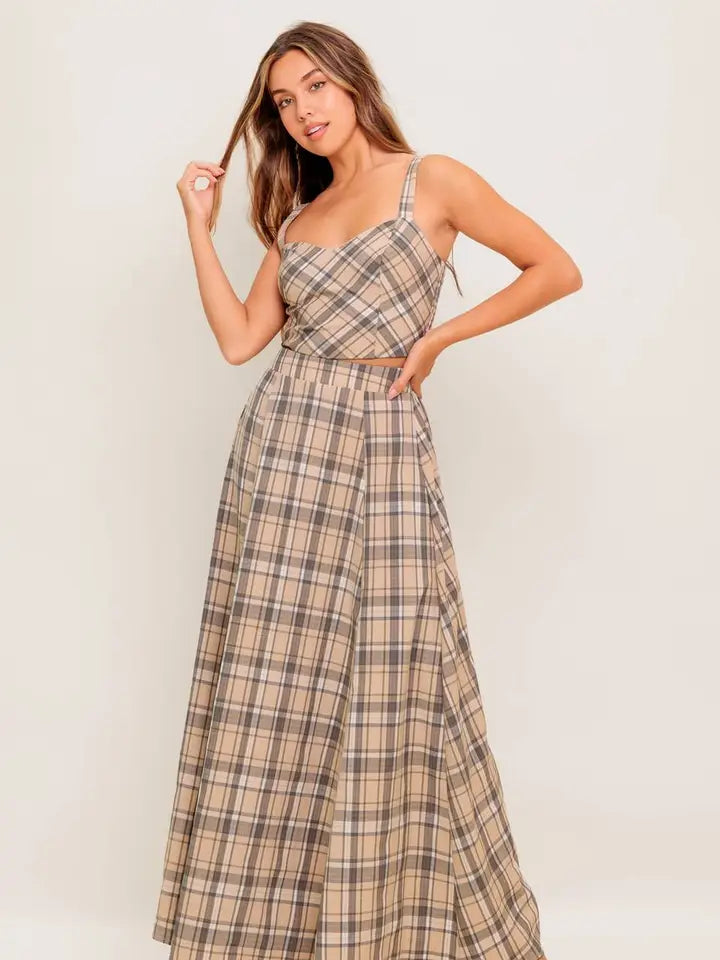 Paige Plaid Set